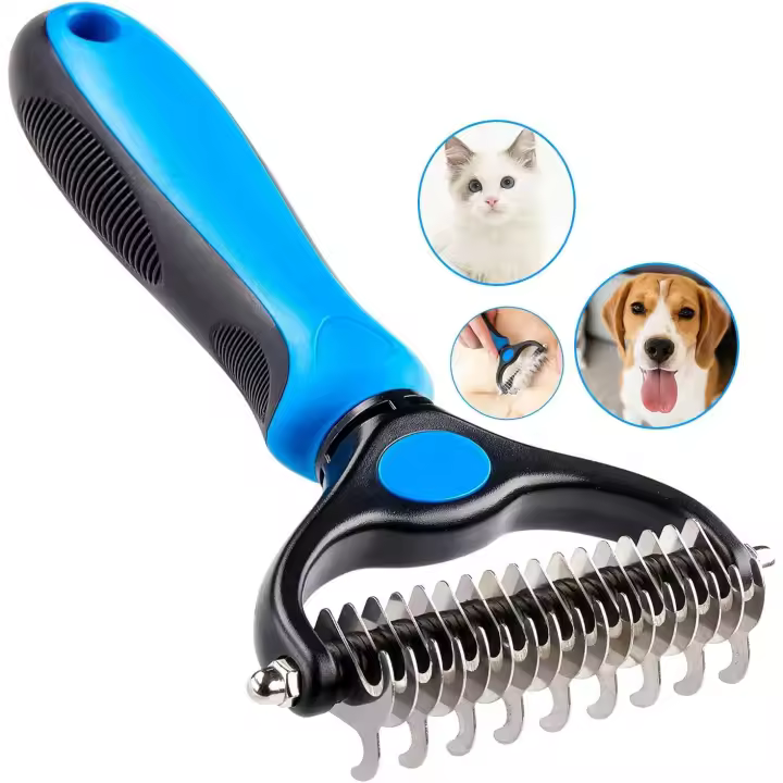 Cepillo de Perro y Gato Profesional, Pelo Largo - 1
