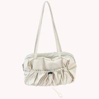 Bolso De Hombro Para Mujer APWIKOGER Pleated Multipropósito Satchel Solido Capacidad Grande Ligero Bolso De Viaje Casual - details 5