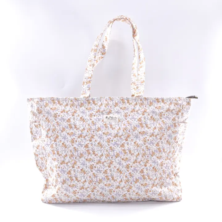 Bagsgarden- Bolso de playa impermeable floral, gran capacidad para traje de baño y toallas, ideal para natación, gimnasio y playa - 1