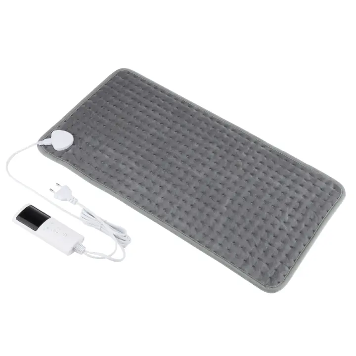 Almohadilla Caliente Eléctrica De 60x30CM Con 9 Niveles De Temperatura Constante Para Cintura Piernas Y Espalda Manta Térmica De Invierno Con Temporizador De 4 Niveles - 1