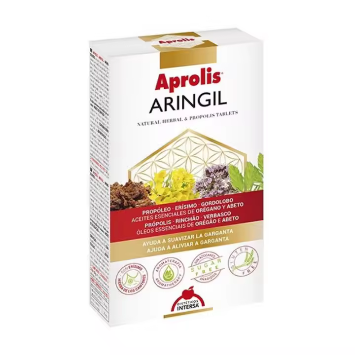 APROLIS ARINGIL. COMPRIMIDOS PARA DISOLVER EN LA BOCA. ALIVIA Y CALMA LA GARGANTA IRRITADA. - 1