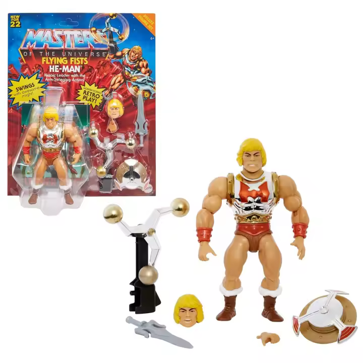 Figura de acción He-Man Flying Fists HDT22 MASTERS OF THE UNIVERSE MATTEL - 1