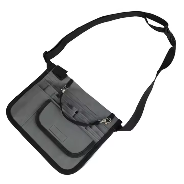 Bolsa De Cintura Para Enfermera 13-Pocket Organizador De Herramientas Para Kit De Cuidado Y Tijeras Bum Bag Unisex Estuche De Hombro De Cuero Oxford - 1