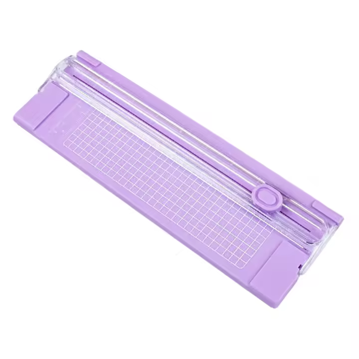 Cortadora De Fotos Con Regla Retráctil A4 Precisión Herramienta Para Cortar Papel Etiquetas De Foto Suministros De Oficina - 1
