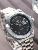 Reloj De Cuarzo Para Hombre Reloj De Pulsera De Moda Sencilla Y Lujo Para Uso Diario Y Negocios Con Calendario Pantalla Con Marcas Numéricas De Arábigas Material De Acero Inoxidable Resistente Al Agua - details 16