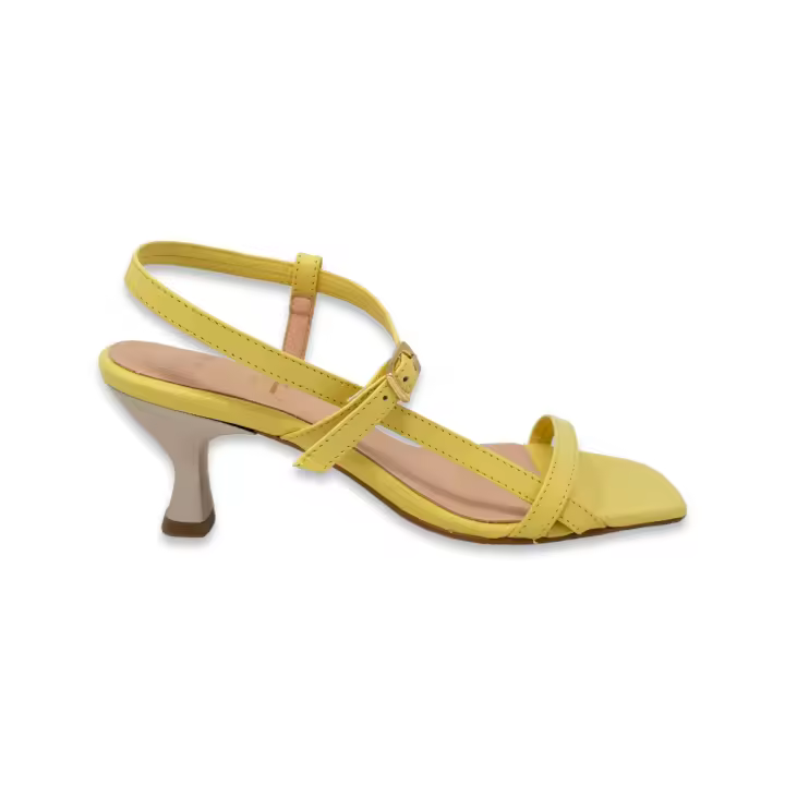 Calzado Sandalias marca Barminton modelo 10553Am para mujer en color amarillo - 1