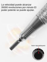 Máquina De Uñas Profesional 35000RPM Para Manicura Con Punta De Tajo Herramienta De Pulido De Uñas Y Pedicura Electrónica - details 3