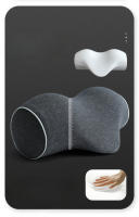 Almohada De Soporte Cervical Portátil Para Viajes Almohada De Memoria Espuma Cómoda Para Tracción Antiarco Y Descanso Del Cuello - details 4