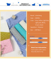 Manta De Bebé Tejida Para Recién Nacidos Niños Y Niñas Cubierta Para Sillín De Coche Y Cama De Bebé Tapete De Suéter Muselina 100*80CM Cuadros Unisex Adecuada Para 0-24 Meses - details 1