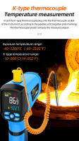 Termómetro Infrarrojo Digital IR05 Pantalla Color Portátil Precisión Alta Medidor De Temperatura No Contacto Para Industrial - details 4
