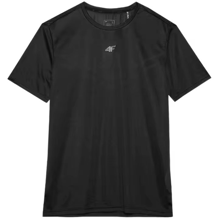 Camisetas M/C marca 4F modelo Tftsm697-20S para hombre en color negro - 1