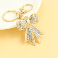 Llavero De Mujer Con Diamantes En Forma De Borla Accesorios Para Bolso Y Llaves Estilo Kpop Romántico Y Dulce Aleación De Zinc Para Coche Interior - details 1