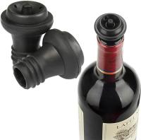 Tapa De Vino SUNFILI De Goma Grado Para Saver Vacuum Preservador Mantén Tu Vino Fresco Sellador De Botella Para El Hogar - details 5