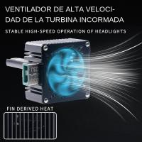 Lámparas LED D1S D3S Para Faros De Coche 70W D2S D4S D8S 6000K CANBUS Plug&Play 12V 24V Altas Y Bajas D2R D4R CSP Chip Doble Cara - details 2