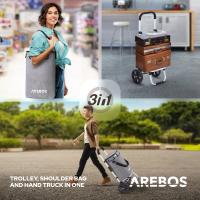 AREBOS 3en1 Carro de compra plegable Scooter de compra Capacidad 50 Kg - details 13