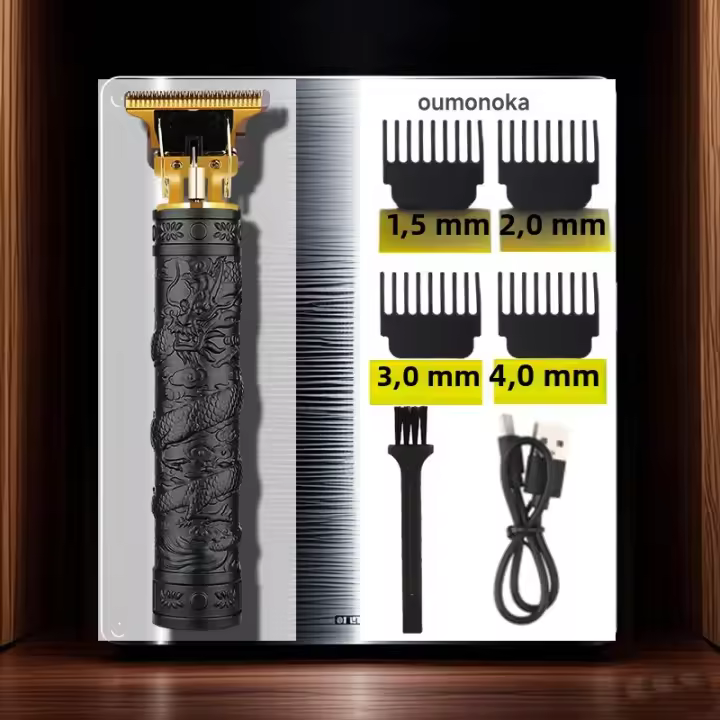 Nueva Tijera De Pelo Para Hombres Máquina De Corte De Pelo Para Peluquería Afeitadora Eléctrica Para Barba Y Cabello Con 3-4 Nozzles Corte Preciso Y Rápido - 1