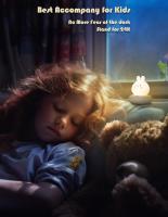 Luz Nocturna de conejito: Material de silicona Seguro recargable y regulable para que jueguen Los Niños, decoración - details 2