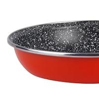 Magefesa K2 Rojo Juego de 3 sartenes (20/24/28)cm de acero vitrificado exterior rojo. Antiadherente bicapa reforzado efecto piedra, aptas para todo tipo de cocinas - details 7