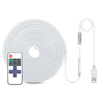 Tira De Luces LED Neón USB DC5V Dimmable Con Control Remoto RF Para Iluminación Decorativa De Cocina Y Habitaciones Luz SMD2835 Impermeable 50000 Horas De Vida - details 1