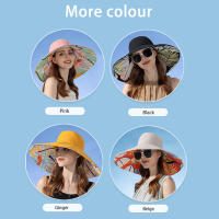 Sombrero De Pescador Doble Cara Para Mujer Xinbaoguan 100% Algodón Protección Solar Amplia De Verano Estilizado Floral - details 7