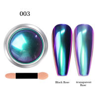 Polvo De Efecto Espejo Plateado Y Plateado Con Brillo De 12 Colores Para Uñas Pigmento De Aurora Metálico Decoración De Uñas - details 6