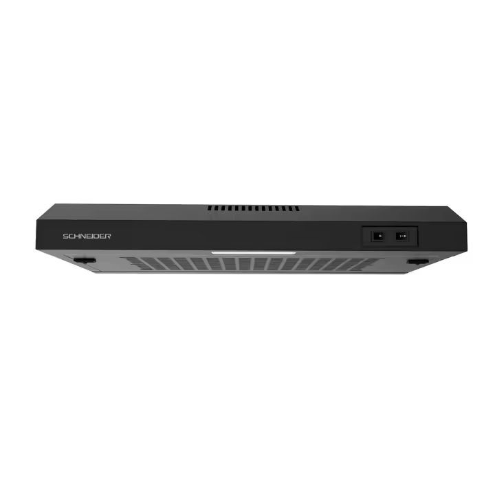 Campana extractora 60 cm, 177.4 m³/h, 2 velocidades, Negro SCHNEIDER SCHC6018CN - 1
