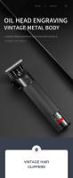 Cortadora De Pelo Sin Cable Komingdon Youpin Para Barbero Profesional Corte De Pelo Para Hombres Máquina De Barba Tienda De Barbero - details 0