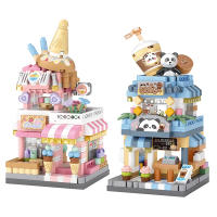 Bloques De Construcción Mini Tienda ToylinX Vistas De La Calle De La Ciudad Regalo De Navidad Y Halloween Para Niños Cultiva El Interés - details 7