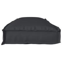Cojín Exterior vidaXL Negro Poliéster 110 x 40 x 8 cm Cojín - details 4