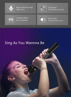 Micrófono Profesional UHF Inalámbrico de Mano Bluetooth Karaoke con Grabación para Estudio y Fiesta - details 2