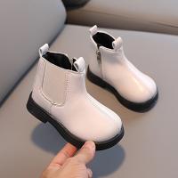 Botas De Moda Para Niños 2023 Otoño Invierno Calientes Zapatos De Nieve Infantiles Niñas Niños Casual De Cuero Retro De Alta Calidad Antideslizantes Talla True Fit - details 2