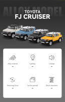 Modelo De Coche a Escala 1:24 FJ Cruiser off Road SUV De Aleación Con Sonido Y Luz Colección De Hobby Regalo De Cumpleaños Para Novio - details 1