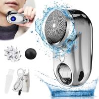 FGNS Mini Afeitadora, Mini Shaver USB con pantalla LED, Mini Afeitadora Eléctrica Portátil, Afeitadora Seco Húmedo, Mini Afeitadora Eléctrica con lámpara de ambiente para hombres,  Para El Hogar, Coche, Viajes - details 6