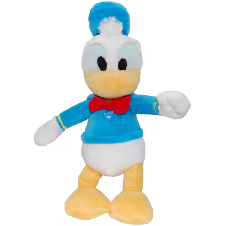 DISNEY PELUCHE DAISY,DONALD,PLUTO CON SONIDO 20CM - 1