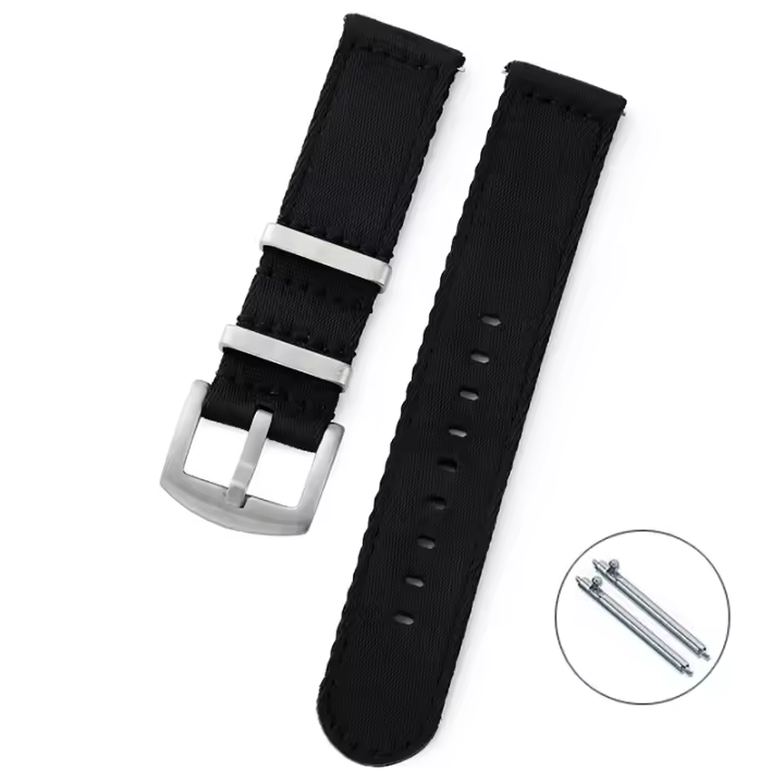 Correa De Reloj De Nylon Suave Y Premium 20mm 22mm Cadena De Malla Deportiva Reemplazo Universal Con Cierre Rápido Para Todas Las Marcas - 1