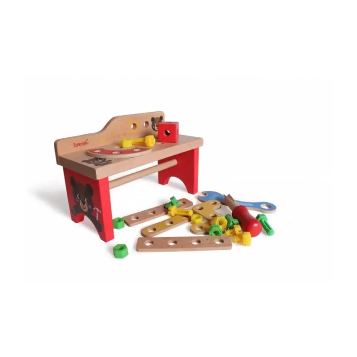 BP Mesa de Herramientas para Niños de Madera de Calidad - 1