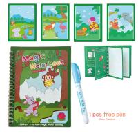 Libro Mágico De Dibujo Montessori Juguete Educativo Temprano Reutilizable Libro De Coloración Con Agua Juguetes De Dibujo Sensoriales Para Niños - details 3