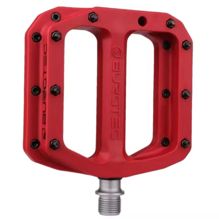 Componentes Pedales Burgtec Pedales Mk4 Composite Rojo - 1