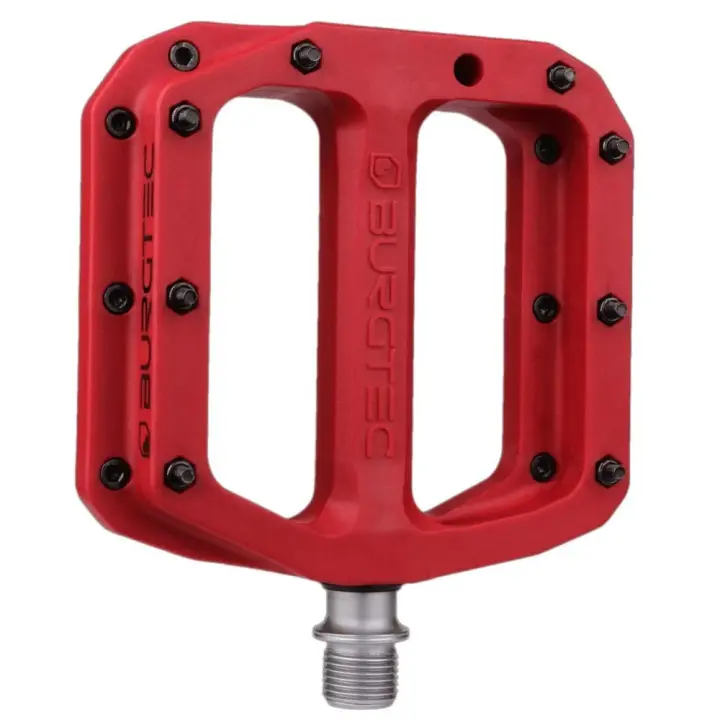 Componentes Pedales Burgtec Pedales Mk4 Composite Rojo - 1