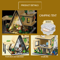 Bloques De Construcción De Cabinas De Sueños Con Iluminación Y Decoraciones Interiores Modelo De Carpa Para Regalo De Vacaciones Para Amigos - details 0