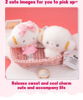 Llavero De Peluche Sanrio Cogimyun Kuromi 10cm Muñeco De Algodón PP Colgante Para Mochila Regalo Para Estudiantes Con Oso Y Nube Kawaii - details 5