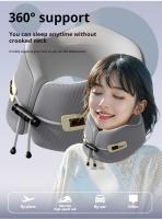 Almohada De Memoria Para El Cuello U-Shape Para Viajes Y Coche Material De Espuma De Memoria Suave Y Confortable Para La Familia Y Viajes - details 0