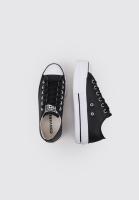 Converse CHUCK TAYLOR ALL STAR LIFT CLEAN -OX Deportivas Con Plataforma Mujer Negro - details 3