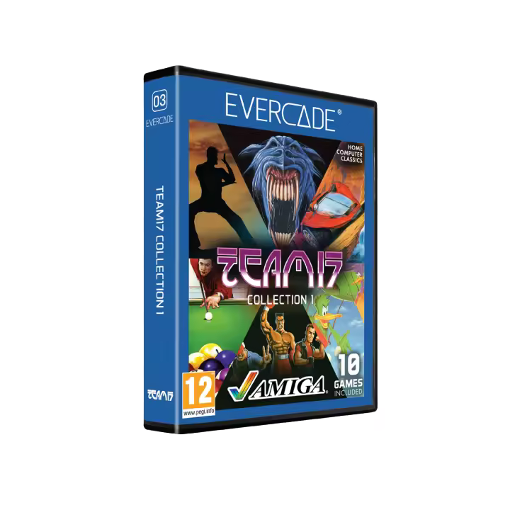 Cartucho Evercade Team 17 Amiga Collection 1 - Nuevo precintado - PAL España - 1