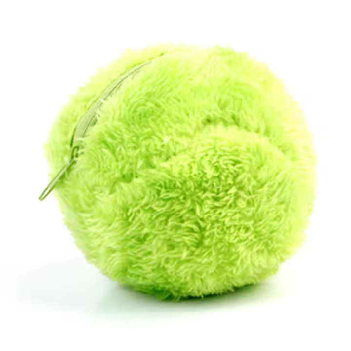 Bola mágica rodante con activación automática, juguete eléctrico para perros y gatos, funciona con pilas, juguete de peluche puro para el suelo, xZ 1 juego/verde - 1
