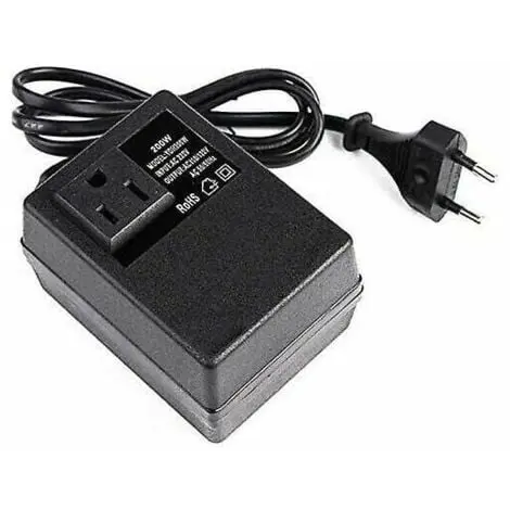 Inversor de corriente de 200 W - Adaptador de enchufe de la UE, 110 V to 220 V para Eléctricos - 1