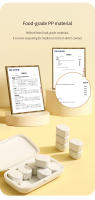 Caja De Píldoras Con 8 Compartimentos Caja De Almacenamiento Portátil Para Medicamentos Capacidad Grande Para 7 Días Caja De Medicamentos Mini Estilo Japonés - details 4