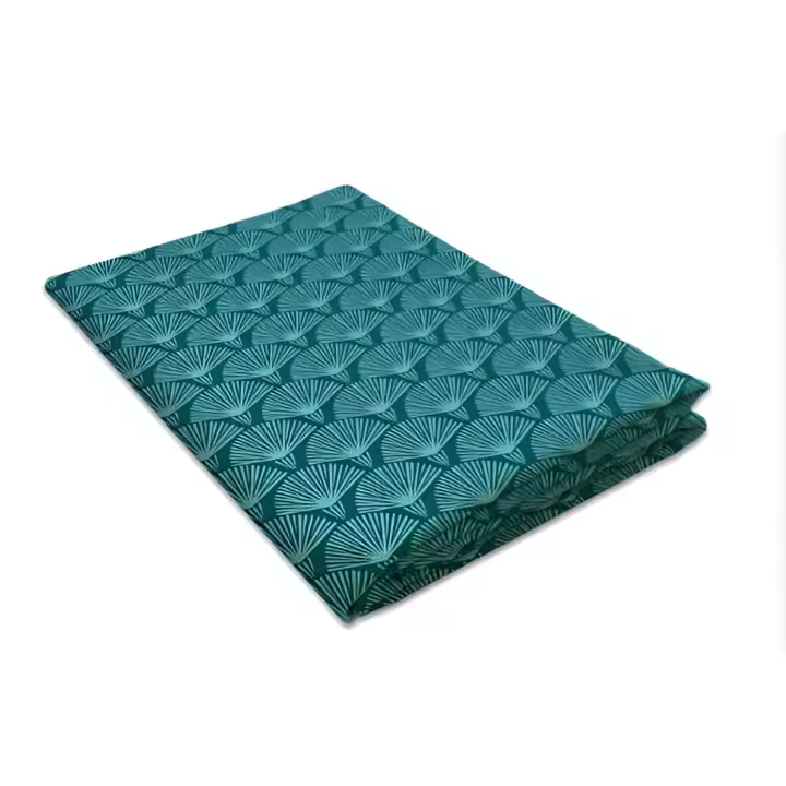 Mantel Resinado Hulehule Tex Estampado Theo Verde de Gran Calidad - 1