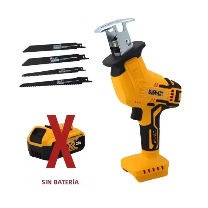 Sábanas Reciprocantes Eléctricas Sin Cable Dewalt 20V Brushless 2800RPM Herramienta Multifuncional Para Corte De Metal Madera Tubo - 1