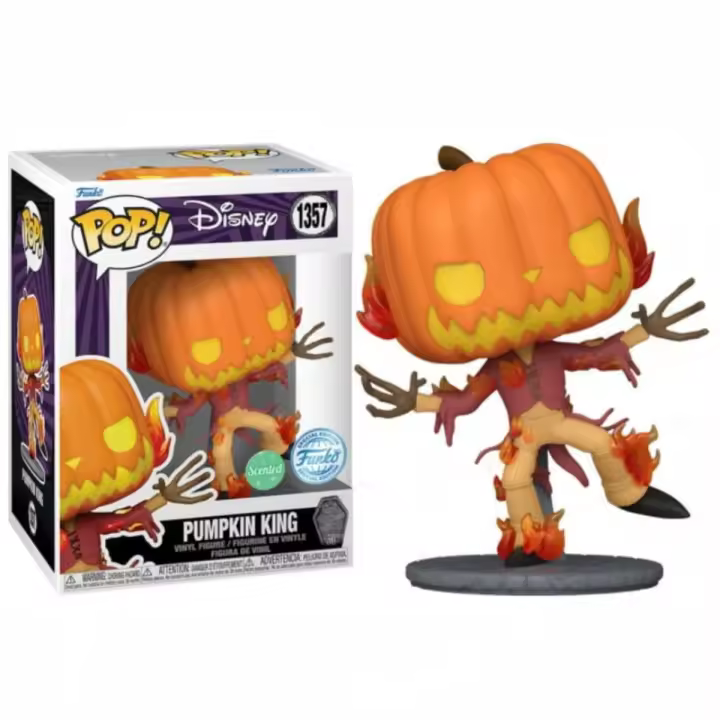 FUNKO POP! PESADILLA ANTES DE NAVIDAD 30 ANIV. - REY CALABAZA (PERFUMADO) EXCLUSIVO, 73597, Nº1357, TIENDA CON LICENCIA OFICIAL - 1